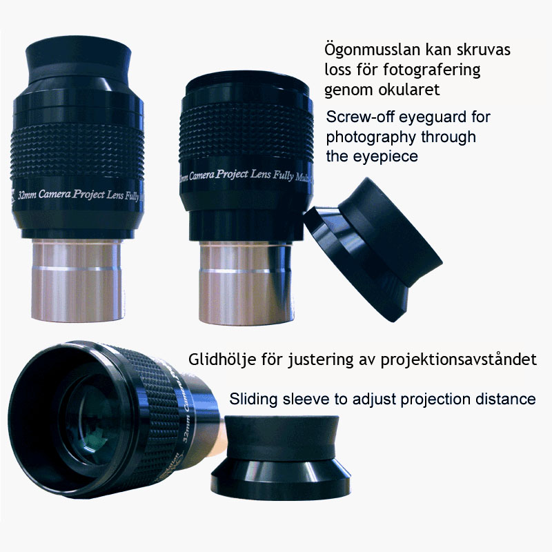 13 part eyepiece and accessory kit